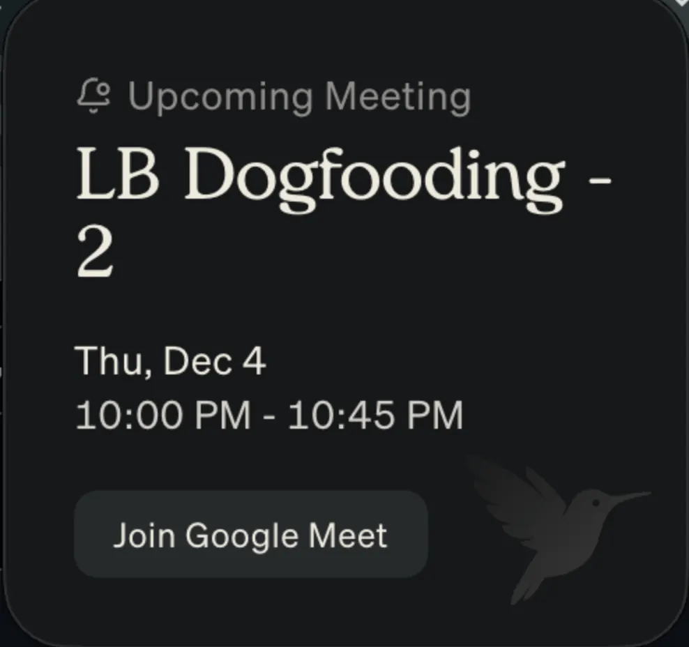 Meeting assistant screenshot 5